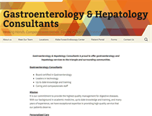 Tablet Screenshot of gastrohepatology.com